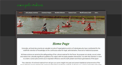 Desktop Screenshot of canoepoloarchives.org