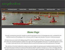 Tablet Screenshot of canoepoloarchives.org